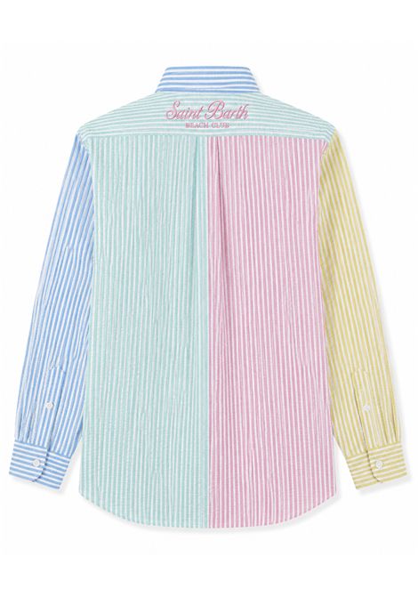 Camicia con stampa SAINT BARTH | BRIG003 MINI BRIGITTE00721L SEERSUCKER STRIPES V MI